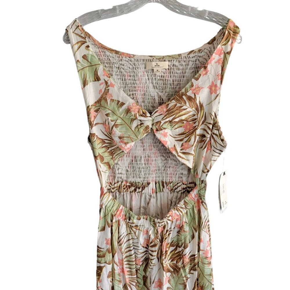 *NWT* Rip Curl La Quinta Floral Smocked Maxi Dress Size M - Picture 7 of 16